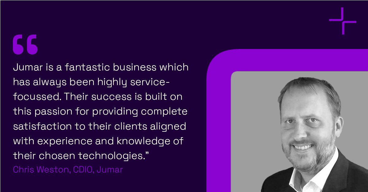 JumarTechnology's tweet image. We are delighted to welcome Chris Weston to the Jumar Board as Chief Digital & Information Officer.
Chris joins with 25 years’ experience in #technologyleadership across a broad range of sectors and organisations. Read more about Chris' appointment - bit.ly/chris_weston #cio