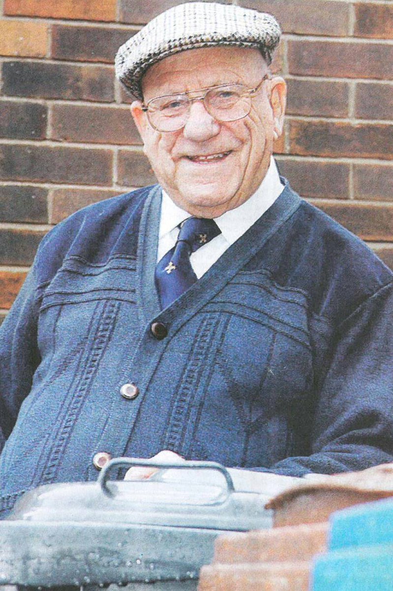 BarnsleyMuseums's tweet image. #EnvironmentMW This is Stanley Race, he introduced the first recycling bottle bank in the UK in 1977 when he was the chairman at Redfearn's Glassworks #MuseumWeek
