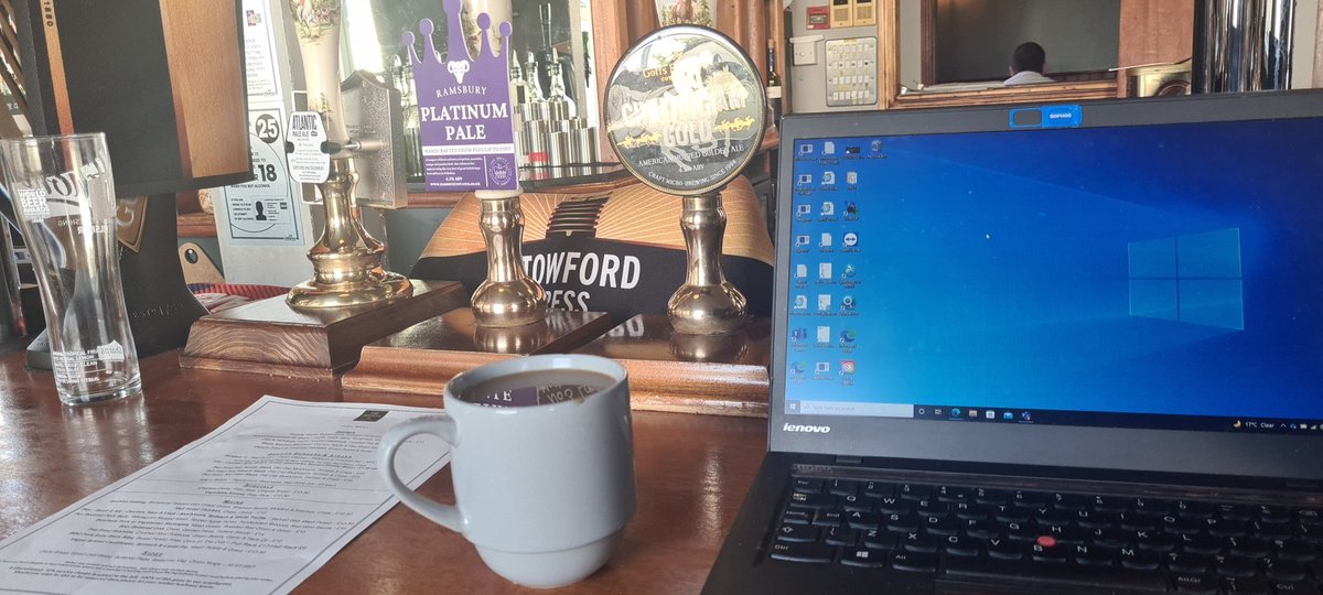 JimtheITguy's tweet image. In the pub already at this time of the morning....fixing the network #itlife #itwork #itsupport
