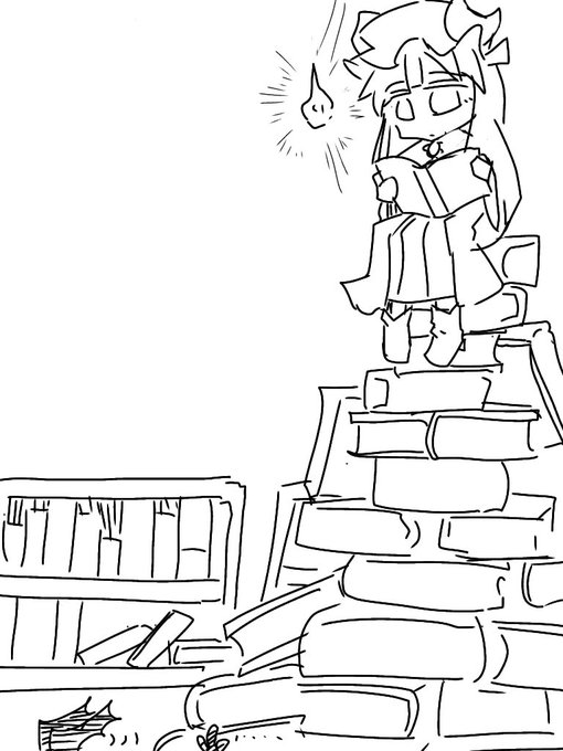 天井の高い大図書館 