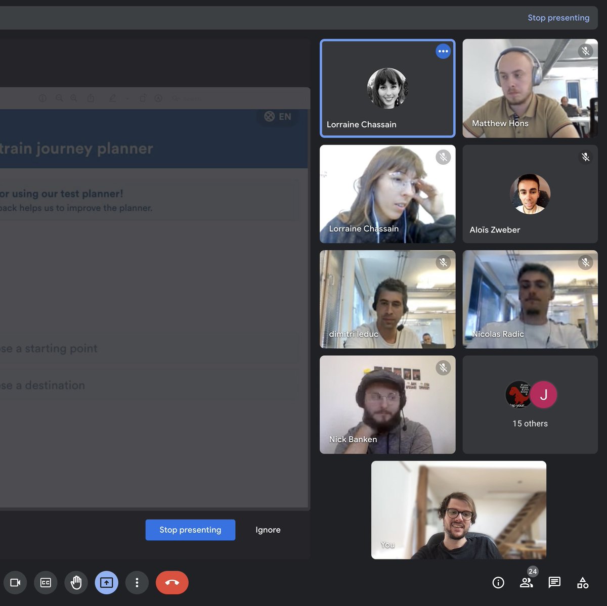 45 min of our CEO presenting and coughing to death…
It’s our new hell-inspired intern selection, first tried out on those poor <a href="/BecodeOrg/">BeCode.org</a> students.
Sorry folks 🥲
#sickCEO #startuplife