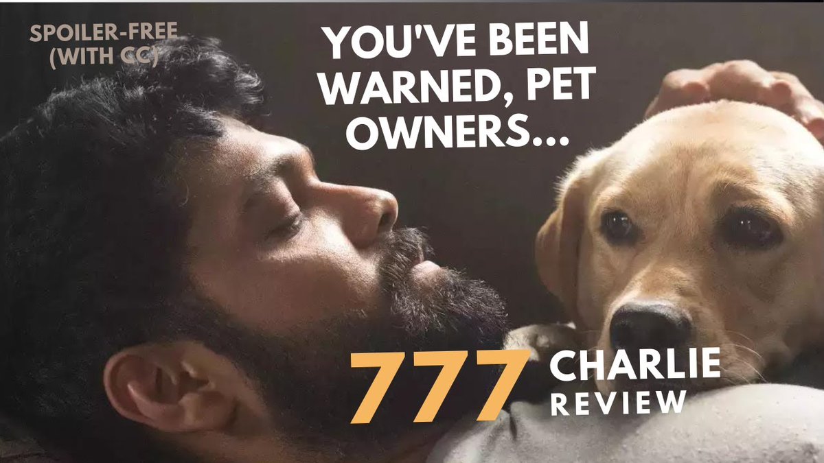 ModernMonk2's tweet photo. Little late but finally my take on the #777CharlieReview
It's a special movie, both for me and in general aspects of cinema. I've tried my best to cover all the important part in explaining WHY #777CHARLIE IS SPECIAL?
Click on the link below to watch -
https://t.co/V156whQ7SB https://t.co/CwQszjVEwk