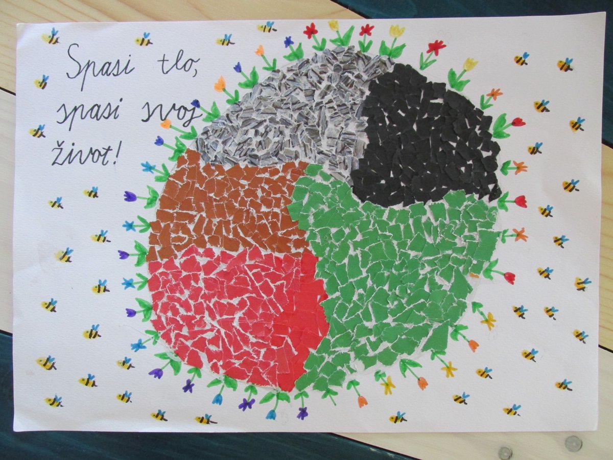 exhibitSaveSoil's tweet photo. Students at Osnovna škola Novi Marof in Croatia raise their voices for #SaveSoil #Spasimotlo with these posters. #ExhibitSaveSoil (1/3) https://t.co/edb1lc9m8O