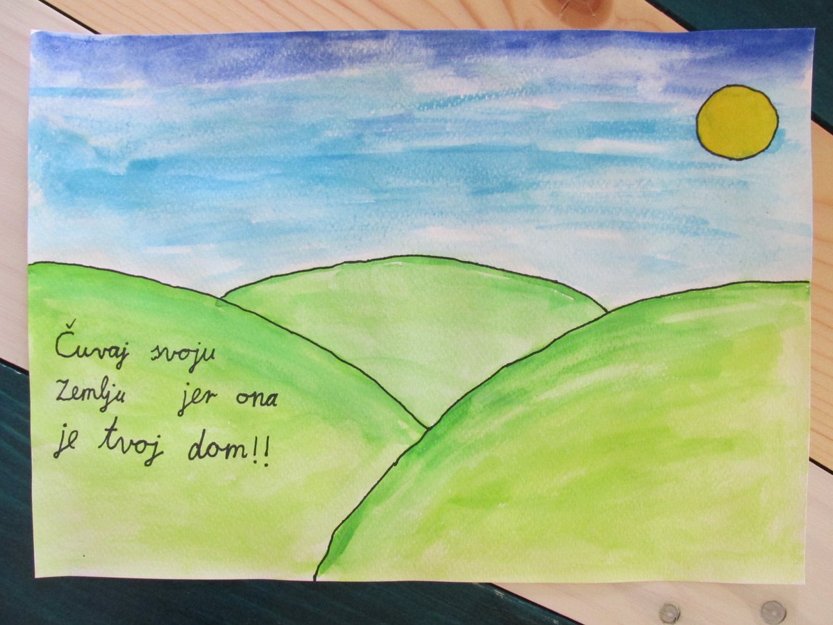 exhibitSaveSoil's tweet photo. Colours of soil and #SaveSoil #Spasimotlo slogans in these wonderful posters by pupils at at Osnovna škola Novi Marof. Well done to everyone involved. #ExhibitSaveSoil (2/3) https://t.co/TP0iSltOm1