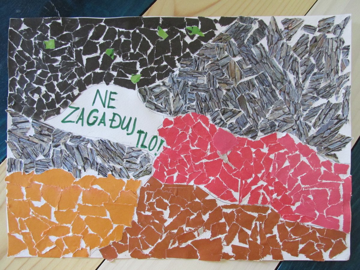 exhibitSaveSoil's tweet photo. Colours of soil and #SaveSoil #Spasimotlo slogans in these wonderful posters by pupils at at Osnovna škola Novi Marof. Well done to everyone involved. #ExhibitSaveSoil (2/3) https://t.co/TP0iSltOm1