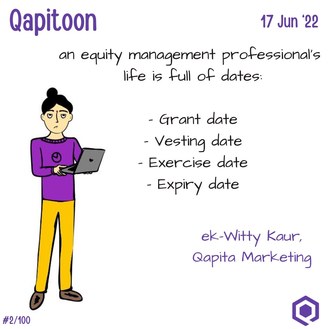 Our equity management professionals:) #WorkIsFun
#Qapitoon #EkWittyKaur #QapitaMarketing #EquityManagement