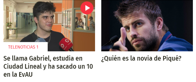 LopezElisardo's tweet photo. Dos noticias destacadas al mismo nivel en una web.
Me encantaría saber cuántas personas han hecho click en cada una, o en cuál han pulsado primero. Tengo curiosidad...
Resume bien la polaridad informativa de la que somos testigos a diario.
¿Cuál te llama más la atención? https://t.co/Ja9Kz3797Z