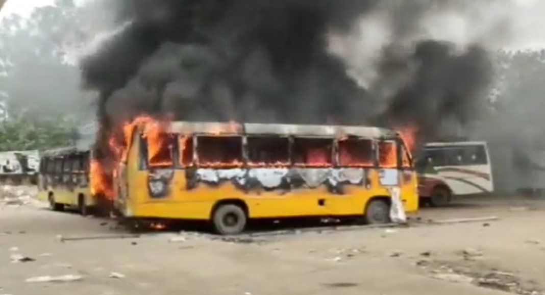 This is not a protest, This is ambush. 
#AgnipathScheme