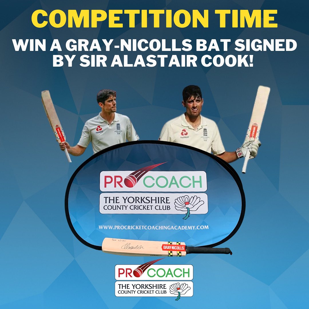 TO WIN -

1.Like and retweet this tweet
2.Comment the answer to the following; How many test match runs did Sir Alastair Cook finish his career with?
        A) 11953
        B) 12472
        C) 12400

Good Luck!

#TrainHardPlayEasy