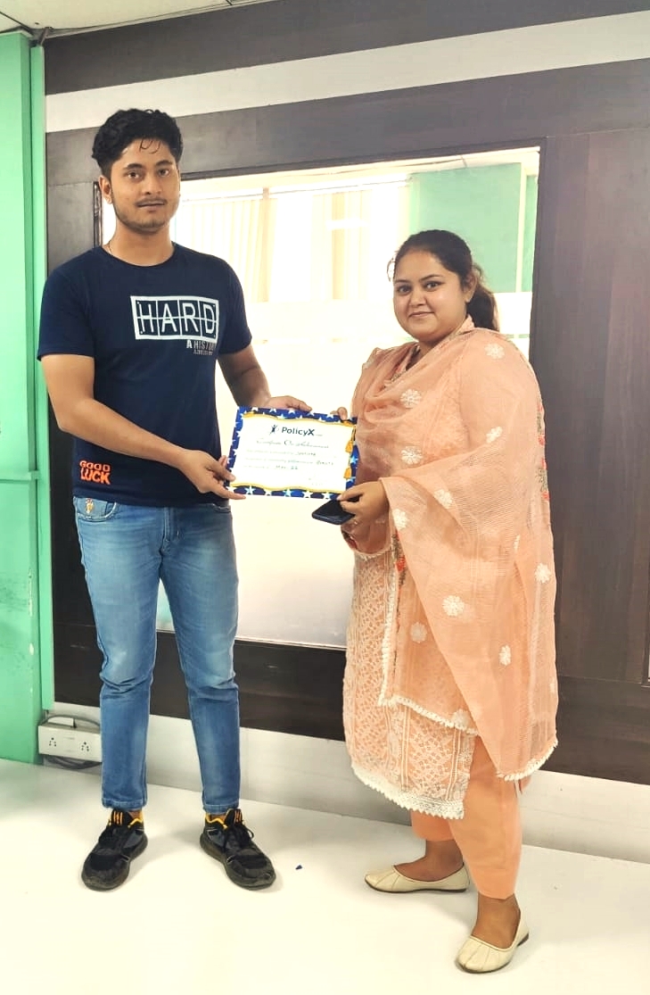 policyxcom's tweet photo. The feeling of accomplishment is alleviating, but it’s multiplied exponentially when others take notice. 

And so, here we are with yet another 'Rewards and Recognitions' session held at our Gurugram premises. 

#policyx #inspirational #motivating #morale #upliftingeachother https://t.co/g7wxu0zmAC