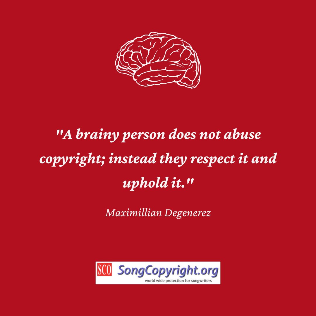 SongCopyright's tweet image. Be smart. Respect copyright.

songcopyright.org