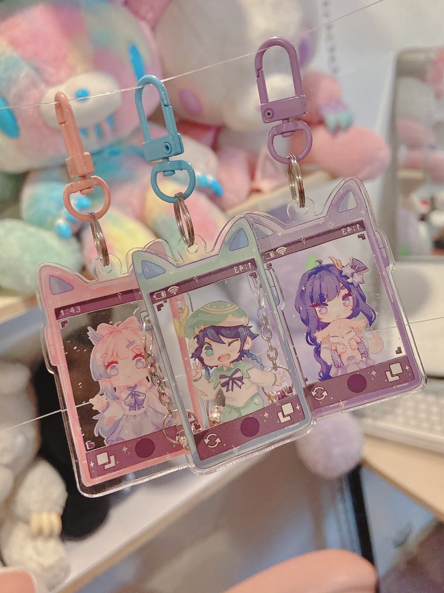 雷神バアル ,ウェンティ(原神) 「genshin pic-clic charms !! take your fav」|ayana ‹3のイラスト