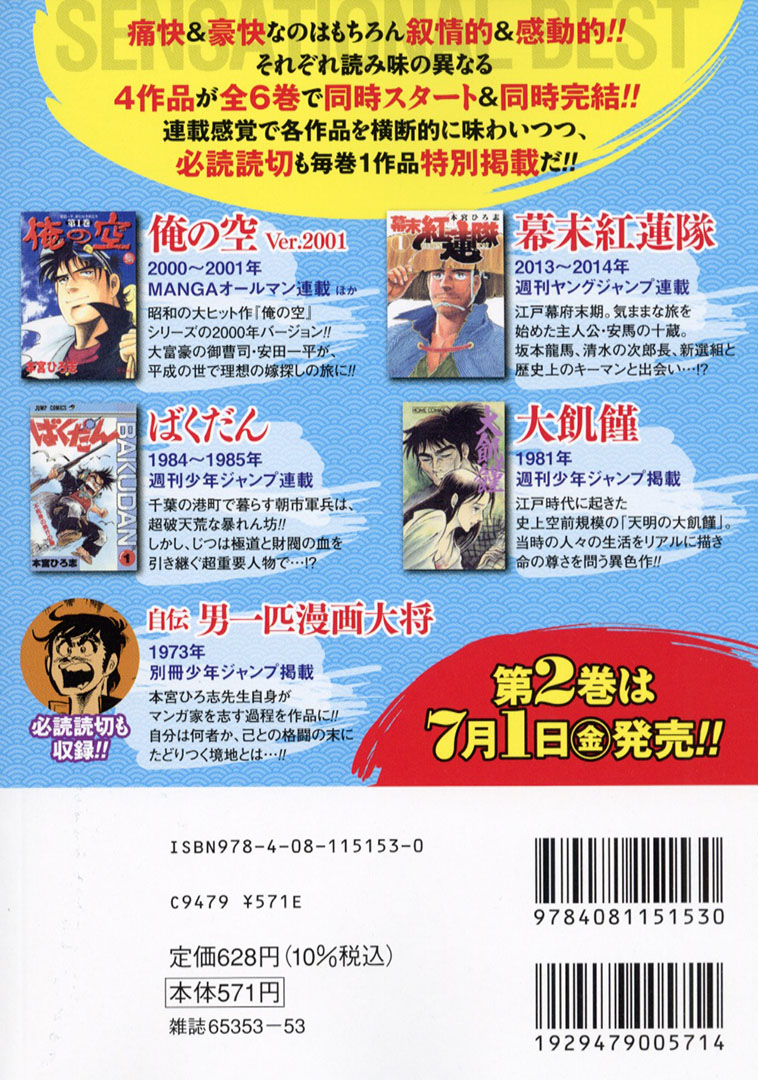 本宮ひろ志 名作を連載形式で収録！】 『熱ヨミ！本宮ひろ志
