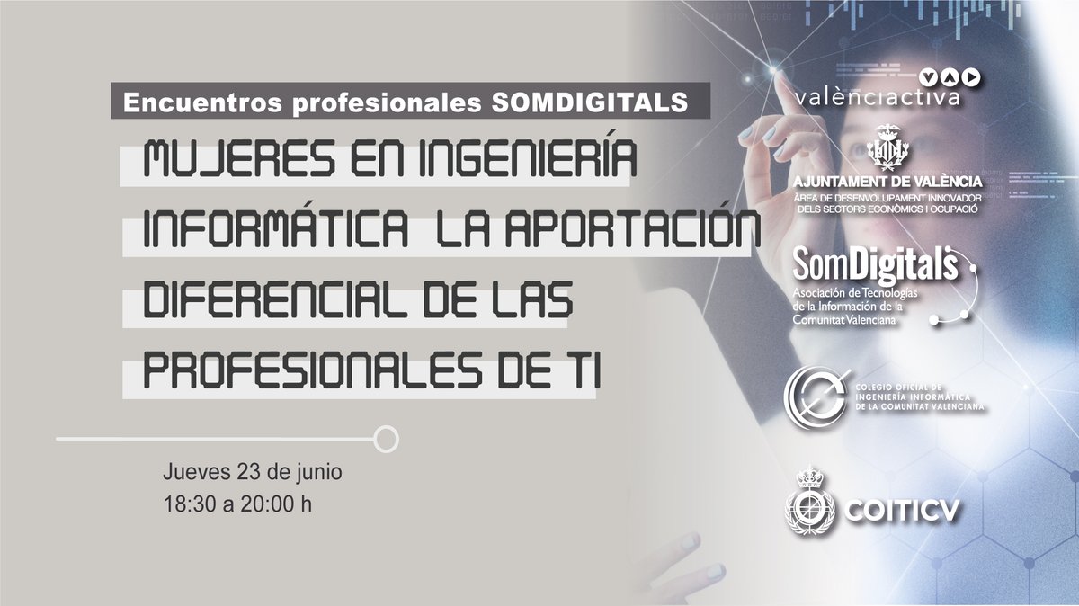 🗓El jueves 23 de junio celebramos el Día Internacional de la Mujer en la Ingeniería. 

✅Organizamos una mesa de debate online para situar la perspectiva diferencial de las ingenieras.

👉🏼Inscríbete para verlo en el siguiente enlace: lnkd.in/esd2NfYs