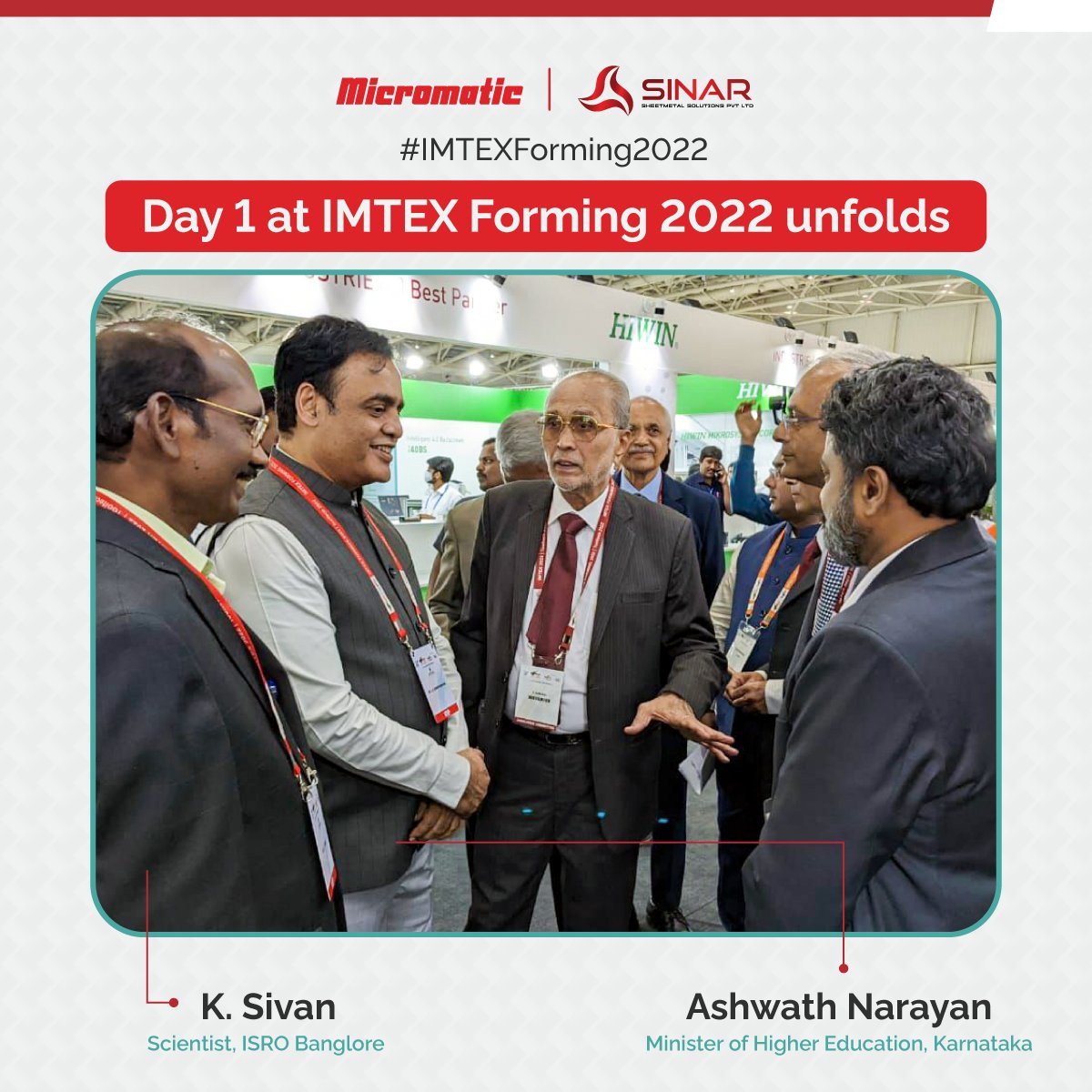 AceMicromatic's tweet photo. 1/2
Our customers experienced Sinar laser cutting machine on Day 1 of the IMTEX Forming 2022.
We thank our customers for making this event successful & the #IMTEX Forming 2022 team for providing the platform.
#Sinar #LaserCuttingMachine #SheetMetalSolutions #MetalCutting https://t.co/gtli4Kc3yH