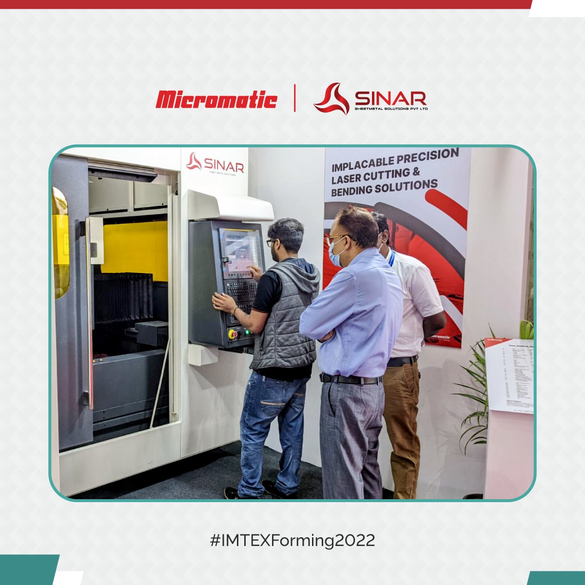 AceMicromatic's tweet photo. 1/2
Our customers experienced Sinar laser cutting machine on Day 1 of the IMTEX Forming 2022.
We thank our customers for making this event successful & the #IMTEX Forming 2022 team for providing the platform.
#Sinar #LaserCuttingMachine #SheetMetalSolutions #MetalCutting https://t.co/gtli4Kc3yH