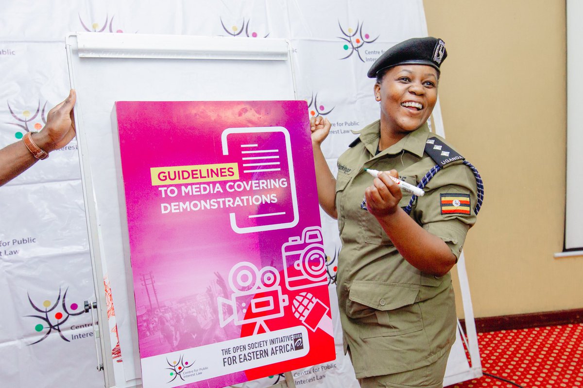 Cepil_Africa's tweet photo. The Guidelines to Media Covering Demonstration officially launched by the @nankingamary2 & @Lukowoyesigyire @PoliceUg and members of the fourth estate. #MediaGuidelinesUg22 https://t.co/aCrxsWulTl