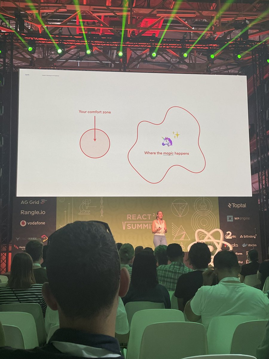 PricemoovEng's tweet photo. Aligning personal goals and company goals will help you learn new skills. You can start working on something new or get paired with other people so they can help the learning process. Hearing it on stage from @iris_schaffer clearly resonates as we try to implement it here https://t.co/tiMsVaSTXg