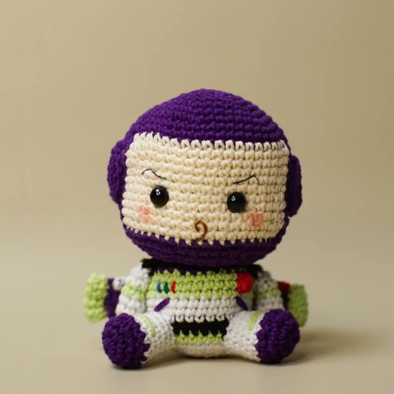 Crochet An Amigurumi Inspired By Buzz Lightyear From Toy Story: 👉 buff.ly/3xAZcHz #crochet #amigurumi #handmade #diy