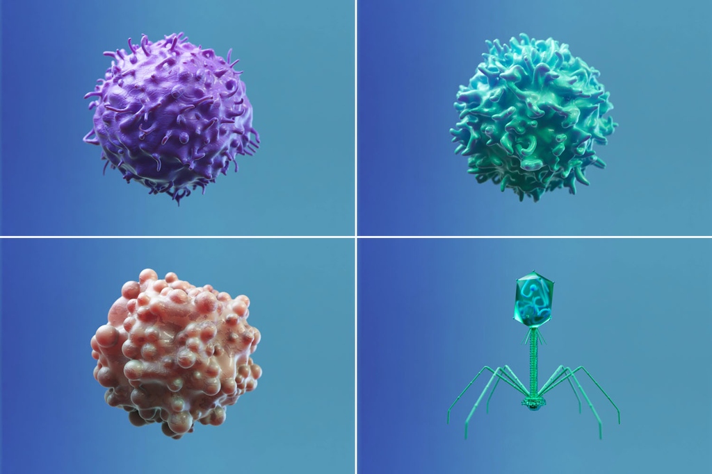 lvngthng's tweet photo. Happy Friday! We're excited to share some more work we did as part of the @senseibio website redesign. Here are some closeup shots of individual cells we created as part of the  #lookdev process. https://t.co/8X516nkrif