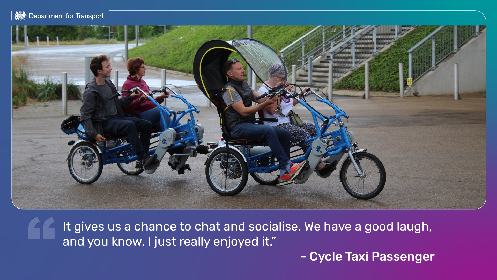 Department for Transport on Twitter "Transport brings communities