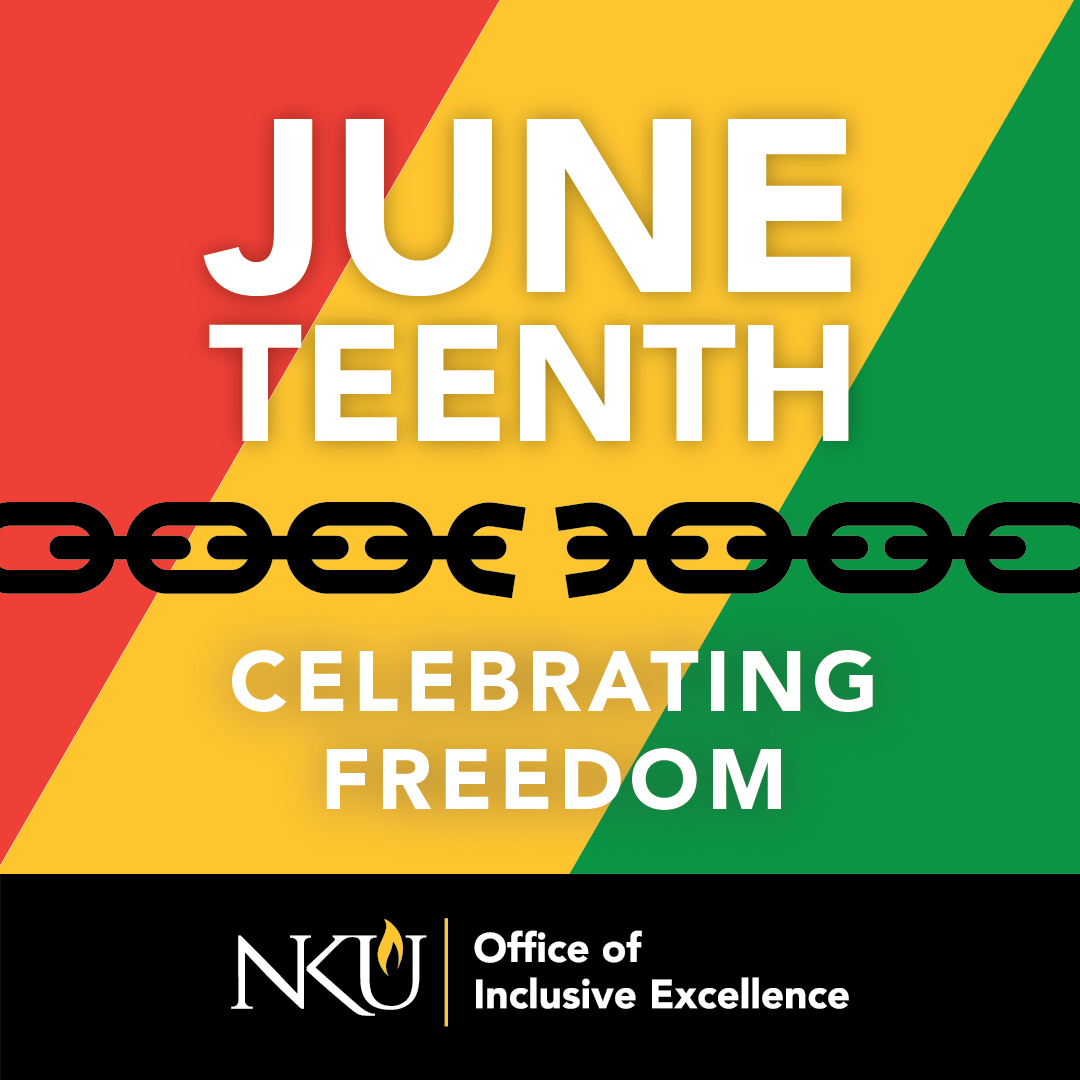 The Office of Inclusive Excellence proudly celebrates Juneteenth. Originating in Galveston, Texas, Juneteenth celebrates the emancipation of enslaved Africans and the announcement of the abolition of slavery on June 19, 1865. Texas is the last state to officially abolish slavery.