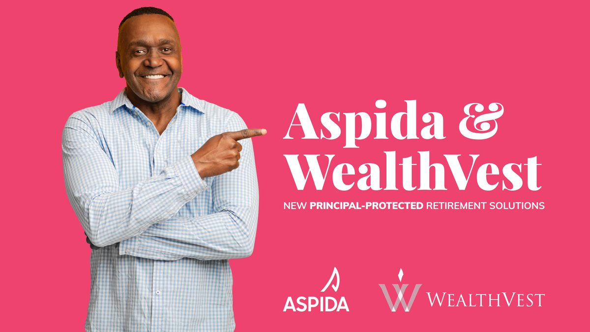 Wealthvest's tweet photo. Big News! We’re excited to announce that we’ve partnered with @Aspida to deliver their NEW principal-protected retirement solutions to you and your clients! Learn more.

https://t.co/Jw4UvF1lPt

#redefiningretirement #aspida #protectingdreams https://t.co/gcLD33aDpI