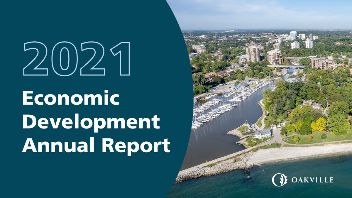 Are you interested in learning more about economic activity in the <a href="/townofoakville/">Town of Oakville</a>? The 2021 Economic Development Annual Report provides an overview of the town’s economic activity in 2021, highlighting local economic growth, recovery, and resiliency.

🔗 invest.oakville.ca/data.html