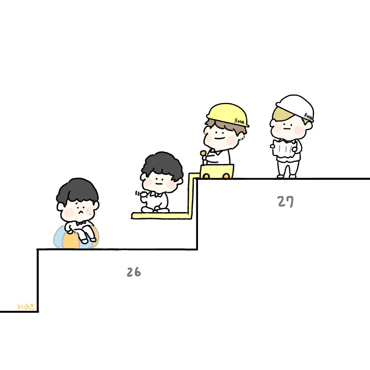 ほくじぇ同い年そろそろ終了🫥💭 