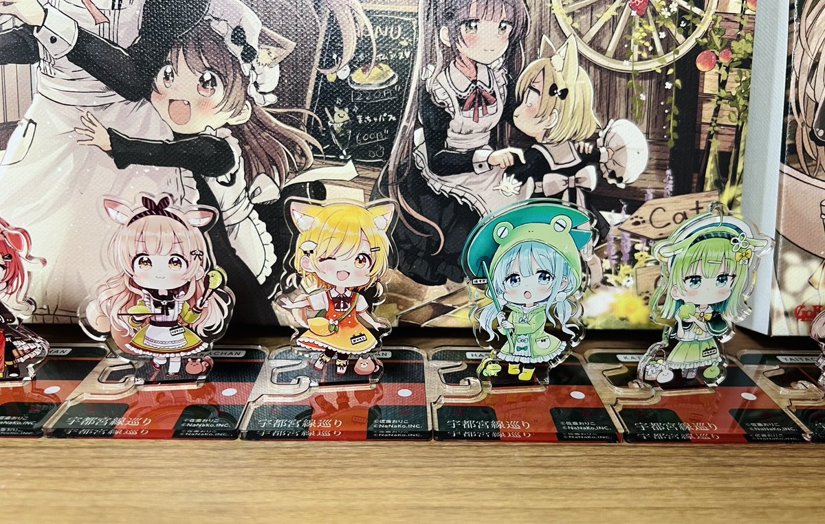 「#宇都宮線巡り のグッズ第6弾が届きました!6月21日(火)からNaNaKoさん」|佐倉おりこ🍀ぬり絵本5/10発売🎨 ｺﾐﾃｨｱ144【く13b】のイラスト