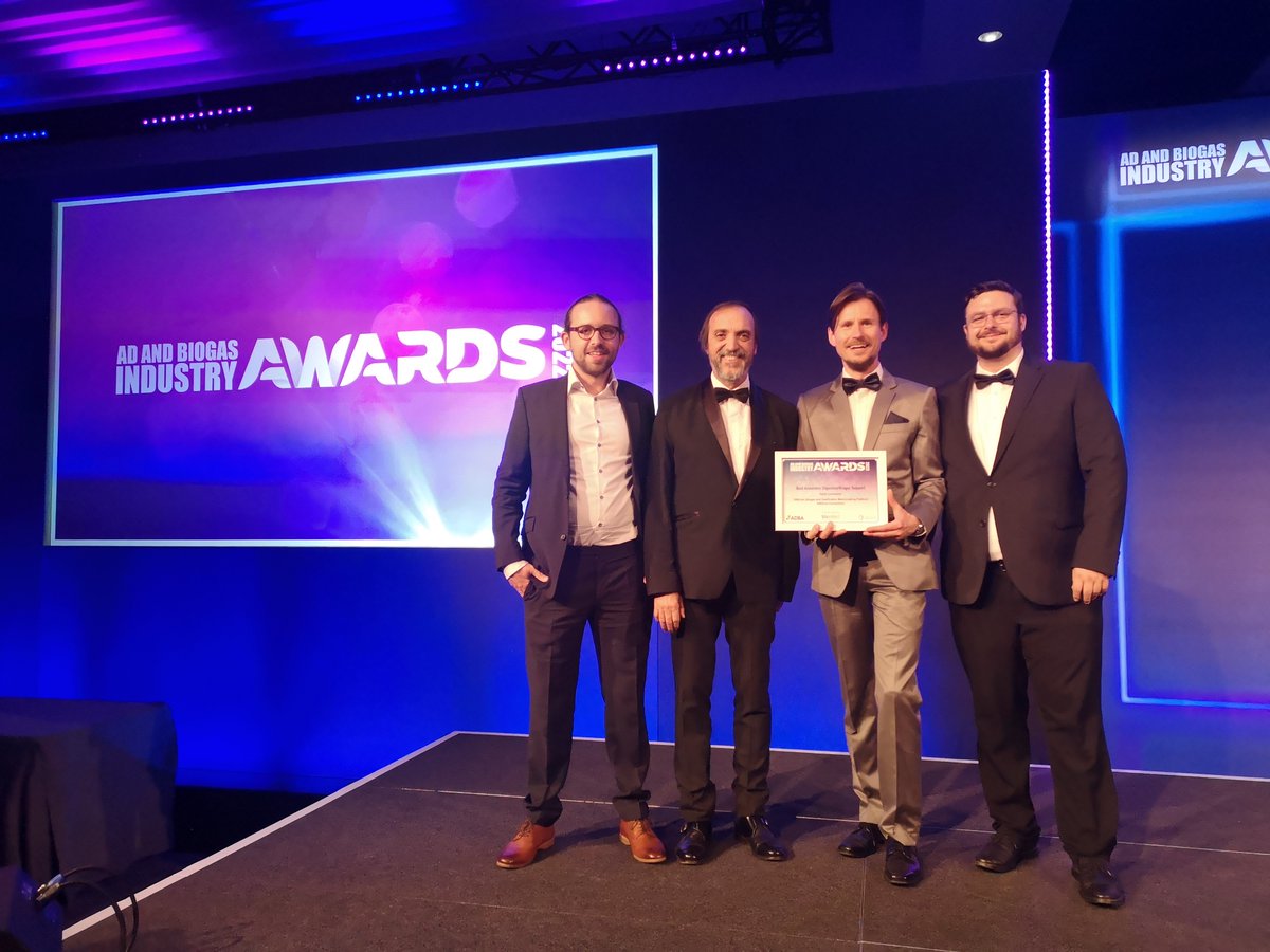 DiBiCoo (@dibicooeu) on Twitter photo DiBiCoo's Matchmaking Platform highly commended in the category of Best Anaerobic Digestion/Biogas Support at the AD and Biogas Industry Awards!  
#biogasplatform.eu at the #ADBiogasIndustryAwards2022
 
Thanks for your support, the fantastic organization and the lovely evening! DiBiCoo's Matchmaking Platform highly commended in the category of Best Anaerobic Digestion/Biogas Support at the AD and Biogas Industry Awards!  
#biogasplatform.eu at the #ADBiogasIndustryAwards2022
 
Thanks for your support, the fantastic organization and the lovely evening!