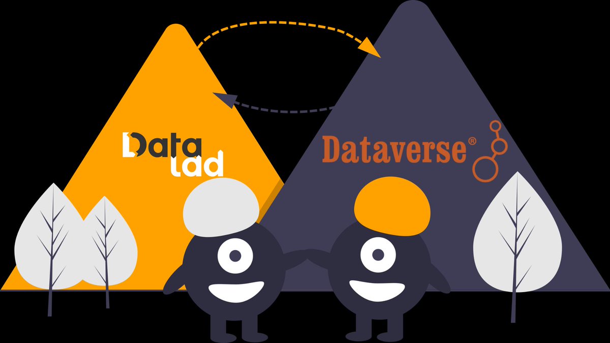 Exciting times at #OHBMbrainhack! We're creating github.com/datalad/datala…, a <a href="/datalad/">DataLad @datalad@fosstodon.org</a> extension to integrate with <a href="/dataverseorg/">Dataverse Project</a>. With great on-site interactions with <a href="/j_ernsting/">Jan Ernsting</a> + everyone tagged below, and virtual contributions from <a href="/SurfaceBen/">Benjamin Poldrack</a> and @redgreenblues, and many more!