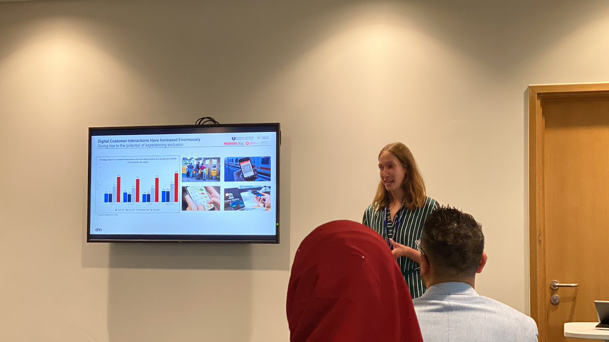 MatthewJA178's tweet photo. Our final presentation on inclusion in the digital space, thanks Louisa Peine for some fascinating work 😊 #servcollab #SERVSIG2022 https://t.co/gS5XnRlL53