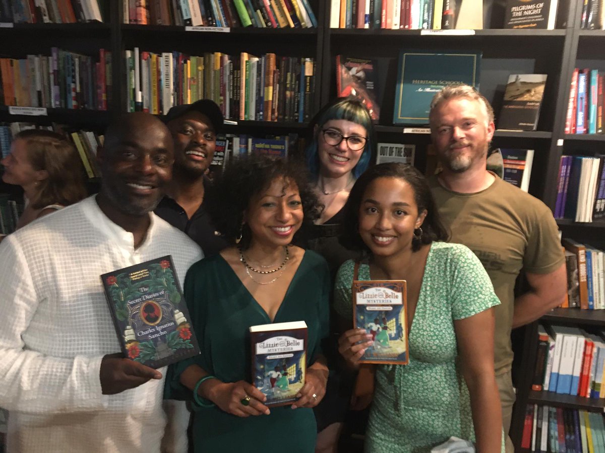 FarshoreBooks's tweet image. More lovely photos from a great night at @newbeaconbooks for The Lizzie and Belle Mysteries! Thanks for joining us to celebrate the series and the lives of Ignatius and Elizabeth Sancho and Dido Belle @OjiBrown73 @SimDougie @storymixstudio @ignatius_sancho