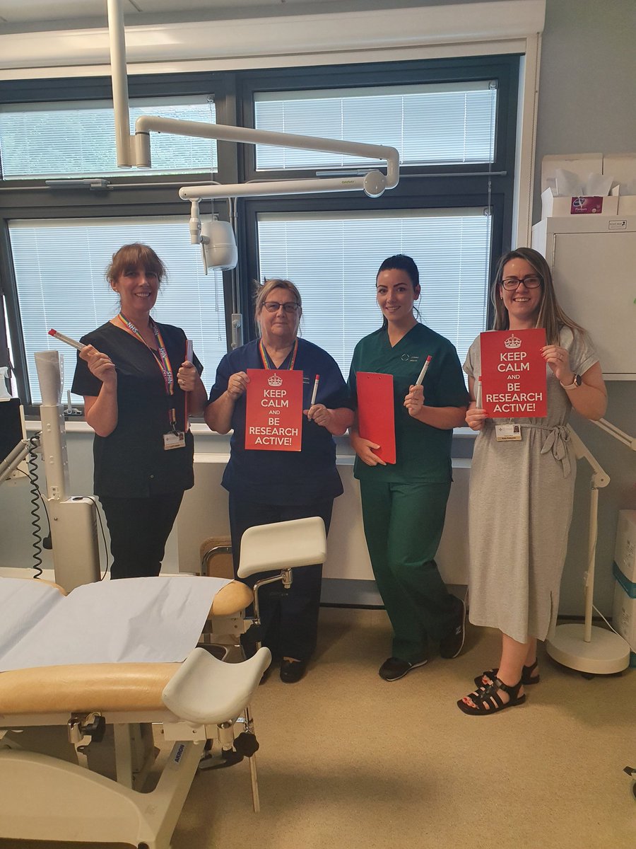 guardian_trial's tweet photo. It's #red4research day-here's our research team @Cwm_TafGynaeISH  at Keir Hardie health park working on the @guardian_trial Big thanks to Yvonne, Sophie, Kylie &amp; all our members of staff involved in this project @CwmTafMorgannwg @CTMUHB_RD - biggest thanks to our participants👏 https://t.co/RWDmy42aKc