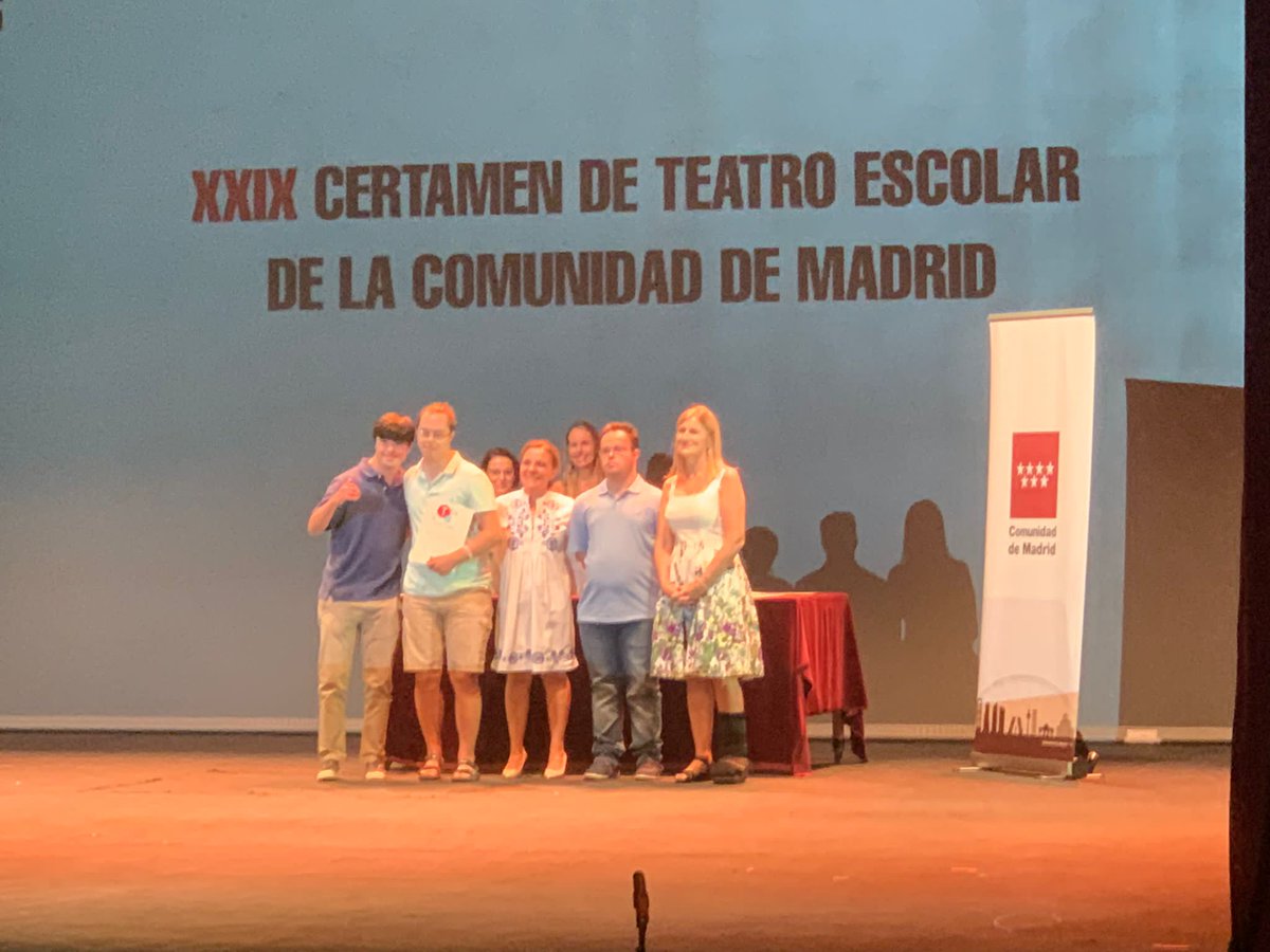 Down Madrid (@downmadrid) on Twitter photo ¡Enhorabuena a los alumnos del Colegio de Educación Especial Carmen Fernández-Miranda por los premios conseguidos en el Certamen de Teatro Escolar de la <a href="/ComunidadMadrid/">Comunidad de Madrid</a>! 👏🏻👏🏻👏🏻 ¡Enhorabuena a los alumnos del Colegio de Educación Especial Carmen Fernández-Miranda por los premios conseguidos en el Certamen de Teatro Escolar de la <a href="/ComunidadMadrid/">Comunidad de Madrid</a>! 👏🏻👏🏻👏🏻