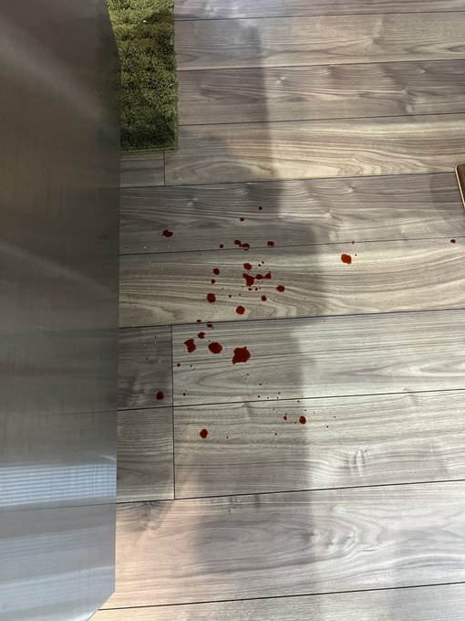 あわ、あわわ…チークが 