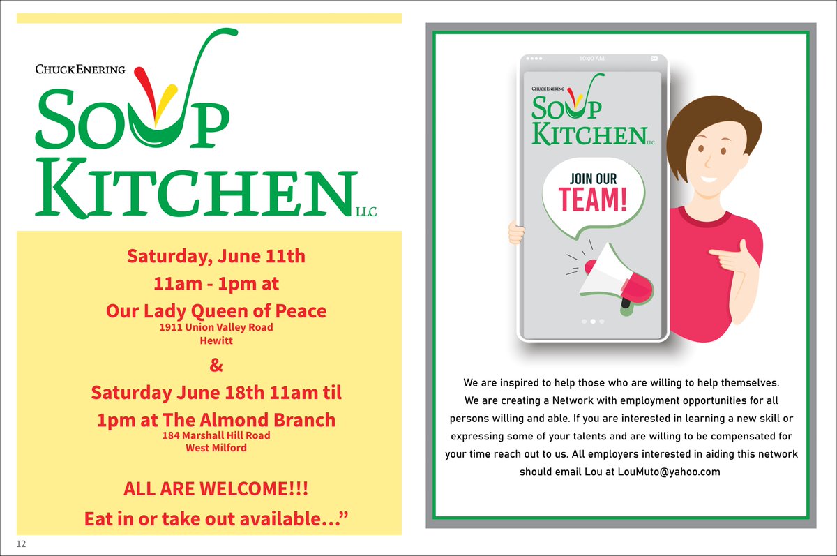 #soupkitchen #westmilfordnj #thebuzzaroundtownwm