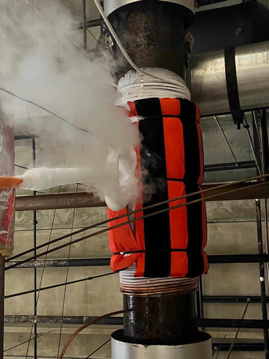 Successful 12” Double Pipe Freeze achieved with the Accu-Freeze™ System! #PipeFreezing