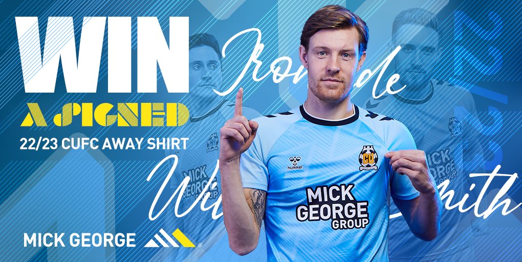 Mick George Group (@mickgeorgeltd) on Twitter photo To celebrate the arrival of the brand-new <a href="/CambridgeUtdFC/">Cambridge United FC</a> away shirt, one lucky fan can win themselves a signed shirt thanks to The Mick George Group! Simply like & retweet this post, and make sure you are following us to be in with a chance of winning 🖊⚽ #CamUTD To celebrate the arrival of the brand-new <a href="/CambridgeUtdFC/">Cambridge United FC</a> away shirt, one lucky fan can win themselves a signed shirt thanks to The Mick George Group! Simply like & retweet this post, and make sure you are following us to be in with a chance of winning 🖊⚽ #CamUTD