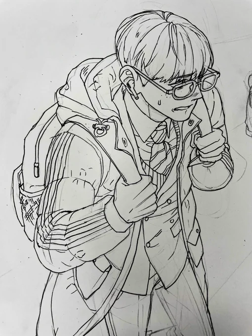 겨울때 그린 그림들 