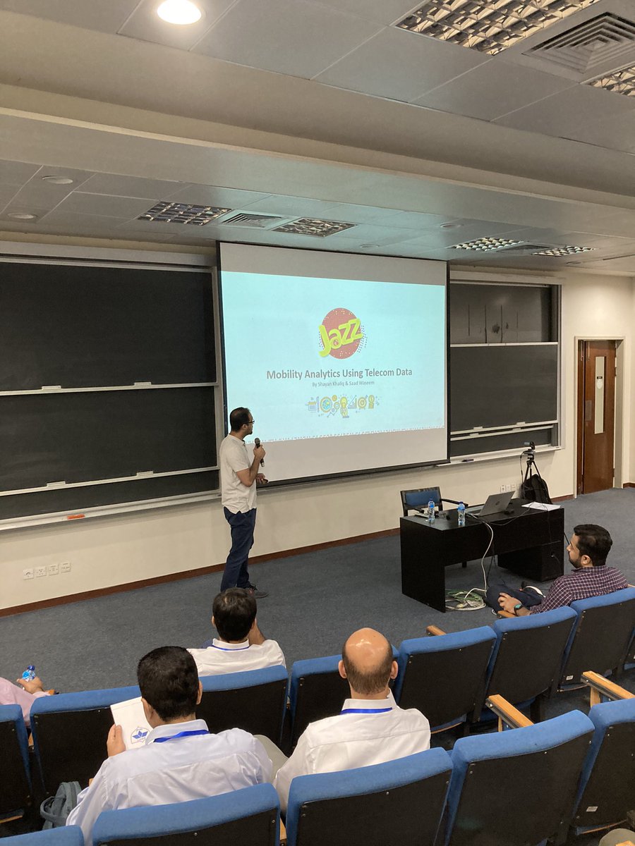 osama_sana's tweet photo. Jazz Telecom is in the house to talk about how telco data can be used for solving urban issues!!! #savingourcities #DataScience #urbanmobility #data #solutions https://t.co/3RBHlCIU0n