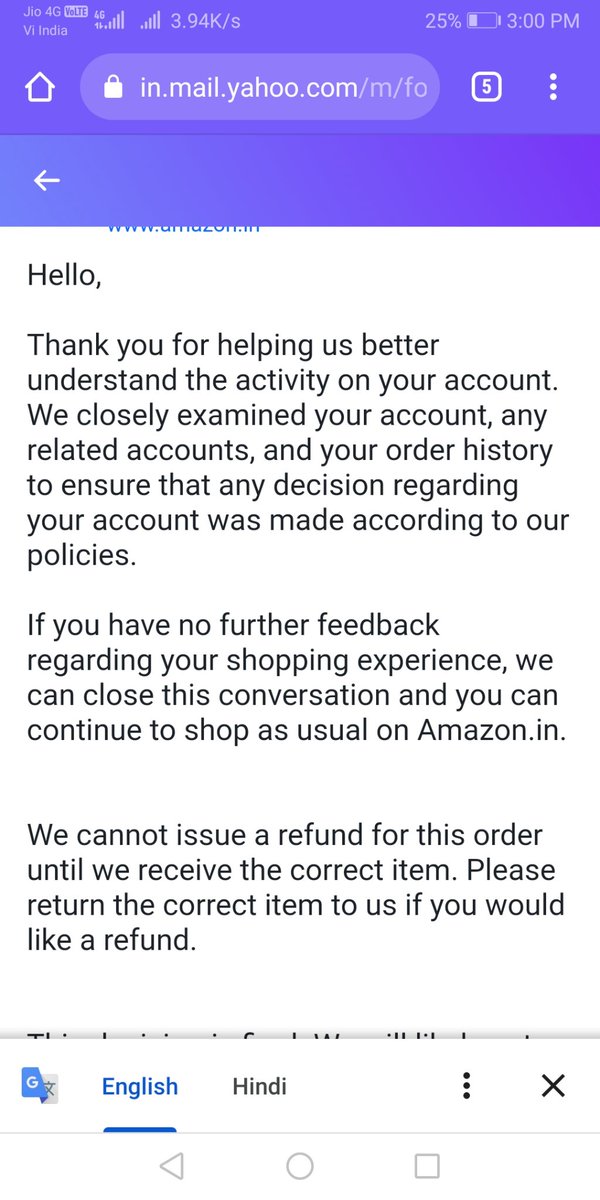 viveka_ka's tweet photo. @AmazonHelp https://t.co/pzSaD5vQXE