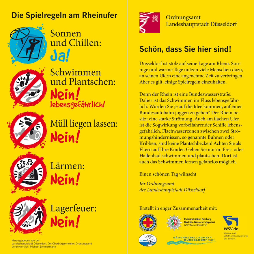 BFDuesseldorf's tweet photo. Schwimmen im #Rhein ist lebensgefährlich. Auch wenn das kühle Nass am #Wochenende lockt, bereits in diesem Jahr kam für 2 Menschen jede Hilfe zu spät. In 2022 bereits 17 Mal der #EinsatzfuerDuesseldorf zu Personenrettung auf dem Rhein.
Mehr dazu hier⤵️
https://t.co/YeBnurqO51 https://t.co/2DgeKE1gyF