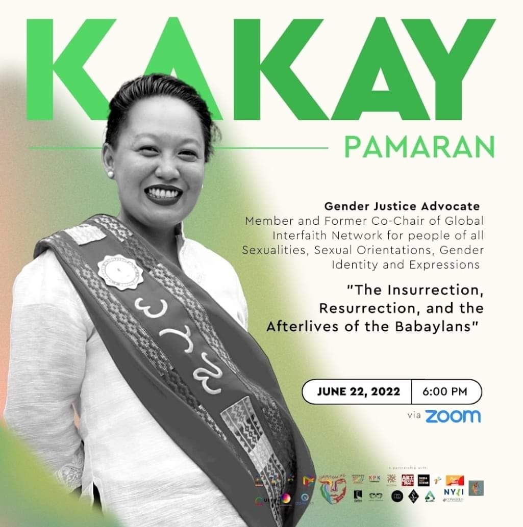 HapiPride's tweet photo. Meet the third of our speakers!
Bb. Kakay Pamaran serves as the Exec. Assistant to the President and the Director for Communications at Union. She teaches courses in New Testament Studies and Educ. Psychology and is Convenor of the Seminary’s Center for Gender and Sexuality. https://t.co/7oSmqacmgf