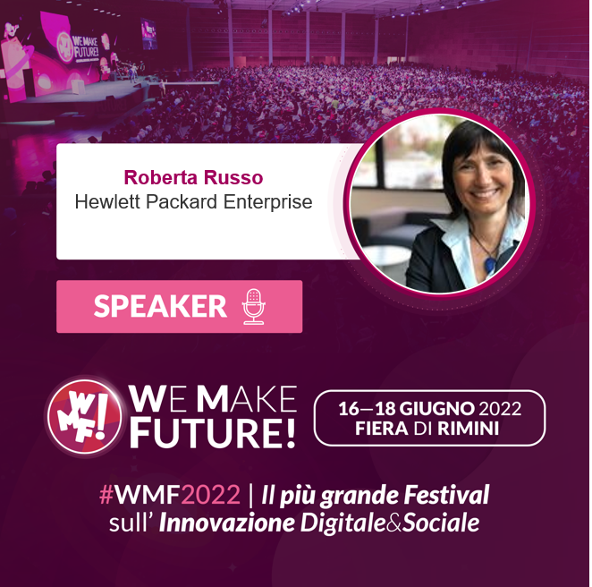 Il @ilfestival  – Il più’ grande Festival su l' Innovazione Digitale sta arrivando!
Anche quest’anno avrò’ il piacere di partecipare con altri 600 (!) speaker al #wmf2022 .
Saro’ presente Sabato 18 Giugno nella sala "Women In Tech" per parlare di donne ed AI. Vi aspetto!