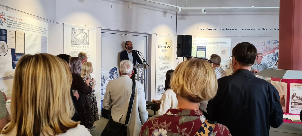 RepublicofNottm's tweet image. Wonderful launch of the #LastOrders exhibition @LakesideArts superbly curated by Dr David Beckingham @UoNGeography and @mssUniNott opened by @DrToddLandman @mssLakeside #curiousnotts #westongallery #freeadmission