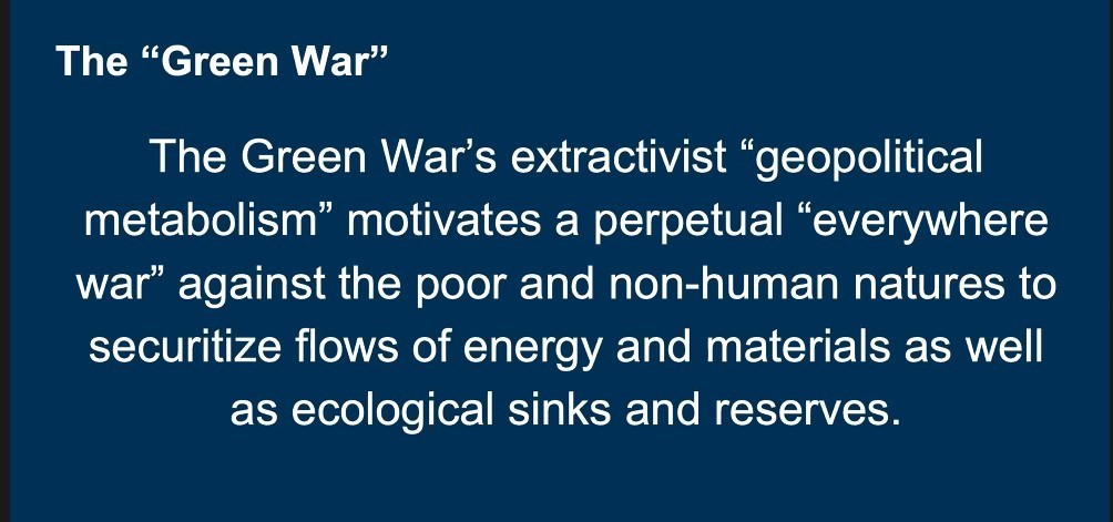 ExaltResearch's tweet image. Panel 2 @ has kicked off with the presentation by @erik_c_post ! #GreenExtractivism #GreenWar