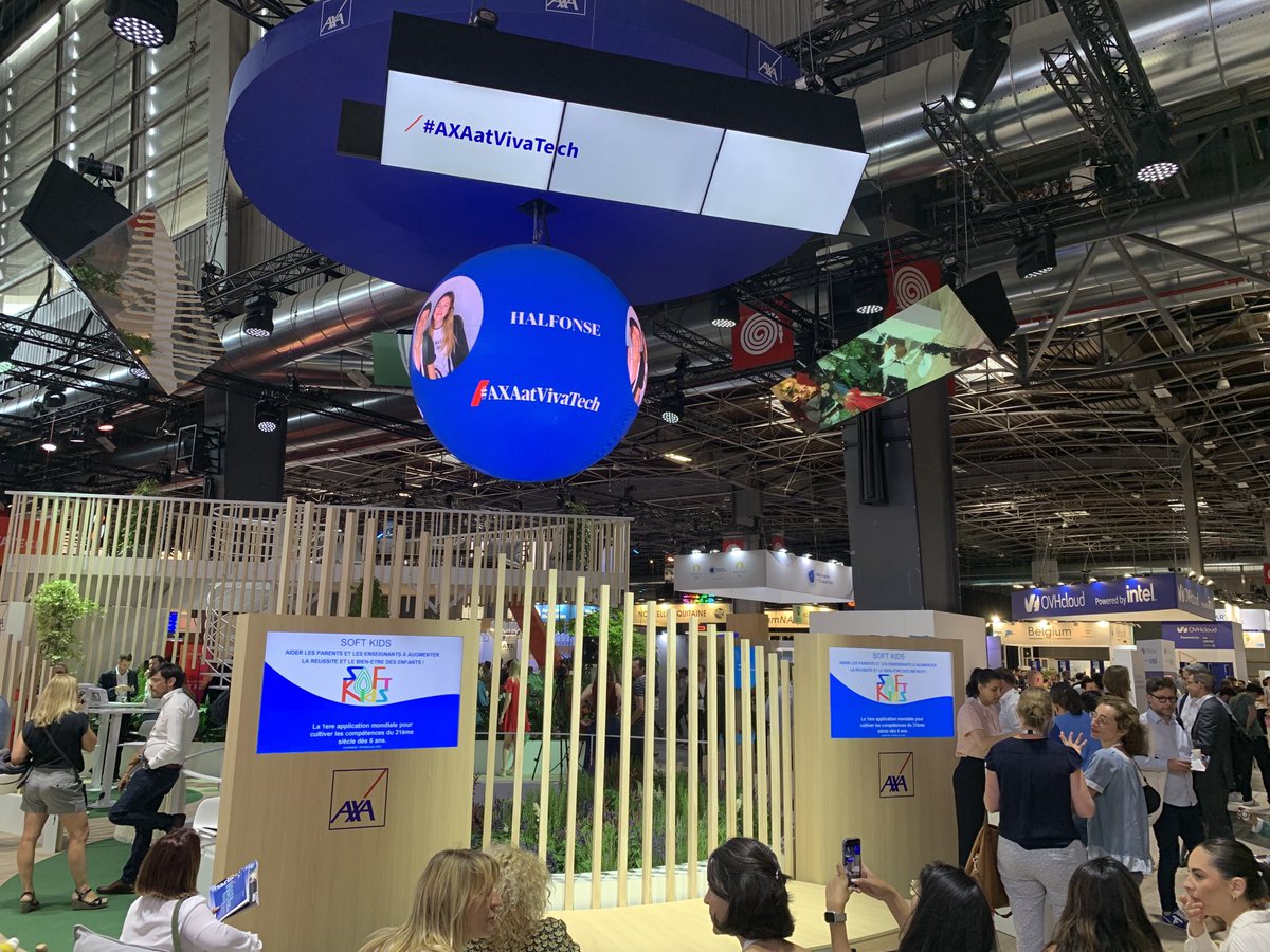 C’est VivaTech, on salue les amis… Hello ⁦<a href="/AXA/">AXA</a>⁩