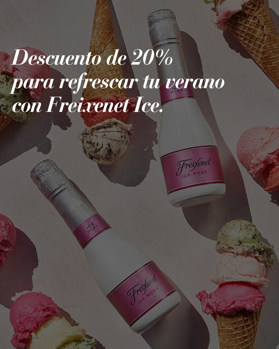 freixenet's tweet photo. 🧊🤤Prepara't per a celebrar un estiu molt fresquet amb els teus i #FreixenetIce. Aconsegueix-lo ja amb un descompte especial!
🔗https://t.co/EKfYT8mwxb
#CelebraLaVida #AixòCalCelebrarHo #Freixenet #FreixenetICERosé #NiceOnIce
*El cava només es gaudeix amb moderació. https://t.co/pG0mVmKkMS